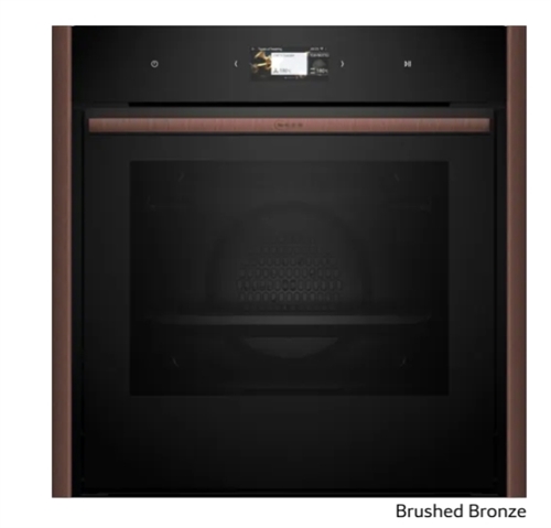 Indbygningsovn 60 x 60 cm Flex Design - Neff N90 - Brushed Bronze